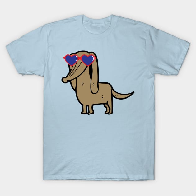 Cool Dachshund T-Shirt by artsyafstore